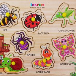 Wooden learning Activity toys for boy girls kids bithday gift for 2 to 5 years-image-66