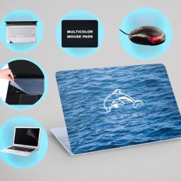SDM 6IN1LAPTOPSKIN,SCREEN&KEYGAURD PROTECTOR,TRACKPAD,SLEEVEBAG,MOUSEPAD15.6INCH275 Combo Set-image-43