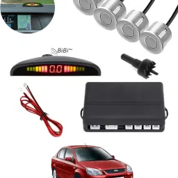 4 Parking Silver Sensor With Led Display ,Buzzer For Ikon Universal Increased Safety For Passengers Silver Parking Sensor 148 Parking Sensor-image-118