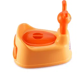 Toilet Trainer Baby Potty Seat Cartoon Face with Removable Tray & Closing Lid Baby World Potty Seat-26