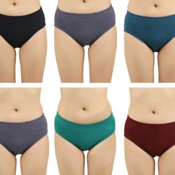 Pack of 10 Women Hipster Multicolor Panty-image-51