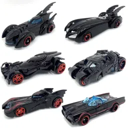 Black Super Hero Metal Cars Set Push N Go 6 Pc Vehicles, Racing Cars Play Set-picture-34
