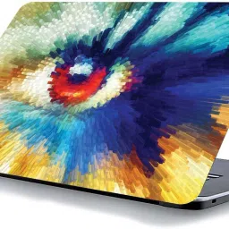 qth COLOURFULL LAP-7666 VINYL Reusable Laptop Skin Compatible for 15.6 inch-image-85