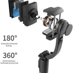 Jaggo Lal 3-Axis Stabilization Q08 Gimbal 3 Axis Gimbal for Mobile, Camera image 2