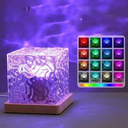Wave Water Night Light Projector Table Lamp-21
