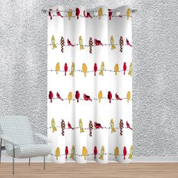 213 cm (7 ft) Polyester Room Darkening Door Curtain Single Curtain-14