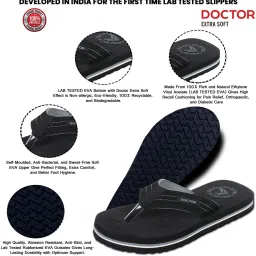 Mens Stylish Ortho Care Slipper Orthopedic Diabetic Comfort Soft Doctor Dr House Men Flip Flops-picture-11