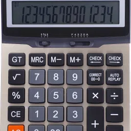 14 Digits BL-714 Large Display with Metallic Panel & 3 Years Warranty BasicCalculator-12