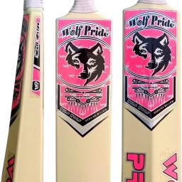 Kids PVC/Plastic Pink/W Ivory Tennis Cricket Bat (400g) Size5 #-N PVC/Plastic Cricket Bat For 9 - 11 Yrs-image-89