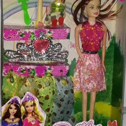 Fashion Pretty Cute Doll Set with Doll Dresses-image-31
