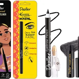 Eye Essential Hi-Def Eyeliner + Kreamy Kajal, 0.35g + Mascara, 4.1g + Eyebrow, 1.5 g-28