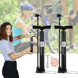 2Pc Multifunction Portable Floor Pump Bike, Bicycle Air Pump Ball, Balloon, Bicycle, Car, Float, Football Pump, Handball Pump, Motorcycle, Volleyball Pump Pump-28