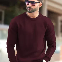 Men Full Sleeve Solid Sweatshirt-image-80