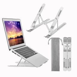 Sydney ALUMINIUM LAPTOP STAND Floor -Desktop Laptop Stand_147 Aluminium Floor and Desk Stand Laptop Stand with Adjustable Height Compatible with Universal Laptops-image-78
