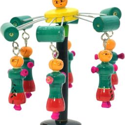 Handmade Merry Go Round Toy (Blue)-19