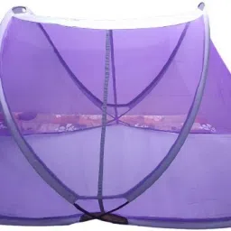 Polyester Kids Washable Mosquito Net For 0 To 3 Year Baby Size109cm x 53cm x 48cm Purple Color Popup Mosquito Net-8