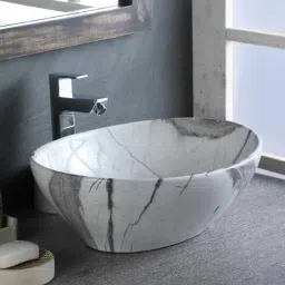 Premium Designer Ceramic Wash Basin (16x13x5) BOAT 515 Table Top Basin-19
