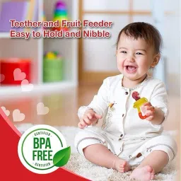wuxxa Silicon Fruit Feeder pacidier and Nibbler Pack of 2 Teether and Feeder image 2
