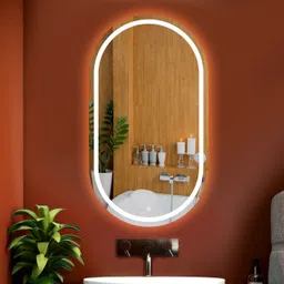 luppra Decorative LED Wall Mirror With Touch Sensor for Bathroom Living Rooms Corridor Bathroom Mirror-picture-18