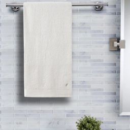 Beige Solid 550 GSM 100 % Cotton Bath Towel by Maspar-picture-23