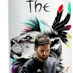 Messi Sipper Water Bottle For boys & Gilr Birthday (NS-186) 600 ml Water Bottle-image-73