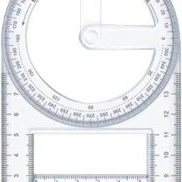samvardhan Multifunctional Geometric Ruler Mathematics Drawing Template for Woodworking Ruler image 2
