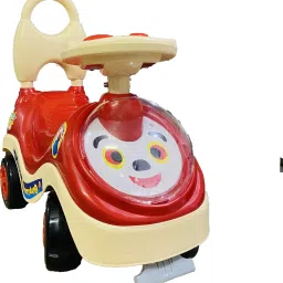skediz Rideon for kids, Baby Car, Push Car for baby with Horn, Backrest Car Rideons & Wagons Non Battery Operated Ride On image 2