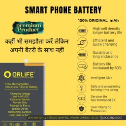 orlife Mobile Battery For Xiaomi Redmi Y1 | Y1 Lite | Y2 | mi A1- BN31 (3080mAh)-(1 Year Warranty) image 3