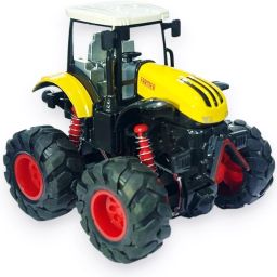 New Monster Tractor Toy with Suspension & Big Wheels Stunt Action Vehicle-0