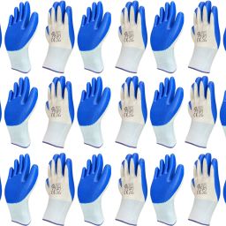 12 Pair Multipurpose Industrial Domestic Cut Resistant Reusable Hand Glove NitrileSafety Gloves-image-20