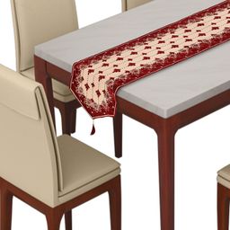 Kuber Industries Maroon Printed Table Runner-53