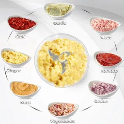 nivaanmantra USB MINI FOOD PROCESSER 10 W Food Processor image 2