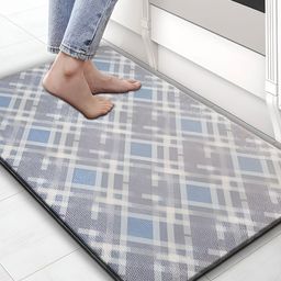 LUXEHOME INTERNATIONAL Grey Waterproof Anti-Skid Doormats-19