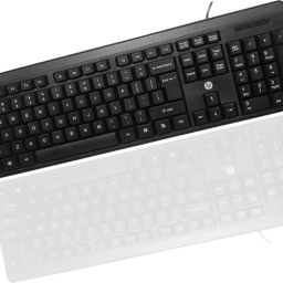 HP K100/7J4G1AA Wired USB Standard Multi-device Keyboard Compatible with Desktop, Laptop, Mac Quick, Comfy and Accurate, USB Plug & Play Setup with LED Indicators-30
