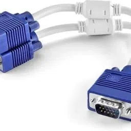 WiredCom VGA Cable 0.6 m VGA Y Splitter Cable-48