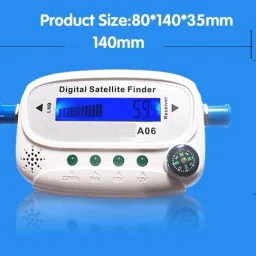 goodsbazaar New Arrival with LCD Display, Buzzer Sound & Compass Digital Satellite Finder Signal Meter Digital Satellite dB Meter Dish Antenna Gain Measuring Instrument Satellite Finder with LCD Screen Suitable for All DTH Dish Cable TVs Digital Voltage Tester Solid Digital Satellite Finder Dish DB Meter Digital Multimeter image 4