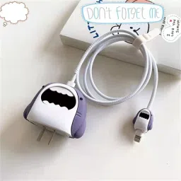 VAPRIF iPhone Charger Cover For 18W/20W Cute Cartoon Shark Cable Protector-image-44