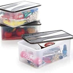 keya enterprise Bread box Plastic jars & Container for kitchen Multi Storage container with Lid, Storage Box image 3