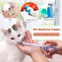™Cats & Dogs 1PCS Pet Syringe Tablet Pill Gun Piller Push Dispenser Medicine Pet Health Supplements-image-88