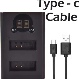 IJJA LPE-12 Dual Fast USB type 'c' camera charger with LCD display for canonCamera Battery Charger-picture-22