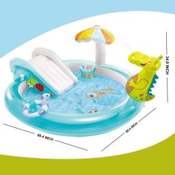 tiny tales Gator Fun Pool (IND*71) For Kids Inflatable Swimming Pool image 2