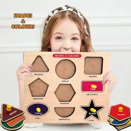 shalafi 3Set Alphabets and Numbers Puzzle, Geometric Shape Games Blocks Counting Toys image 4