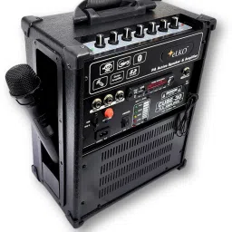 Portable P.A Amplifier with U.H.F Wireless Mic Indoor, Outdoor PA System-26