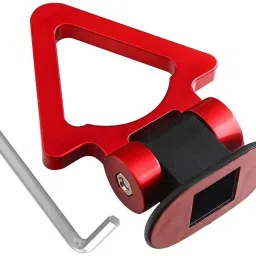 Car Tow Hook Universal Triangle Decorative Racing Dummy Hook (ONLY DECORATION) Front and Rear Mount Towing Hook-image-48