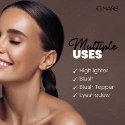 mars 6 Shade illuminating and Blusher Palette Highlighter image 3