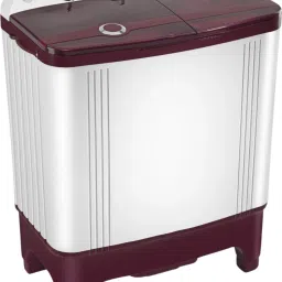 iair 6.5 kg Semi Automatic Top Load with In-built Heater Maroon, White image 4