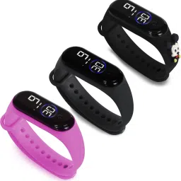 HYPERLEX 3 COMBO Stylish Digital LED Bracelet Band Wrist Watch for Kids, Boys & Men-image-86
