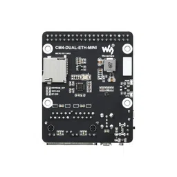 Waveshare Mini Dual Gigabit Ethernet Base Board Designed for Raspberry Pi Compute Module 4 image 4