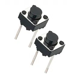 Push Button Switch 2 Pin - 5mm - 2 Pieces Pack image 1