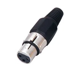 MX XLR 3 Pin Micro Phone Extension Female Socket Connector Fancy Type (MX-860) image 1